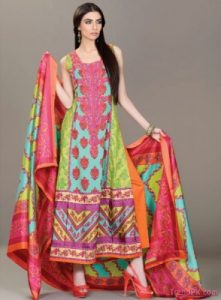 LimeGreenSilkDupattaDyedCambricShalwar.metershirt,.meterextrapanel,saparateembroideredneckline,metersatinborder,meterjacquardborder.PriceRs.,