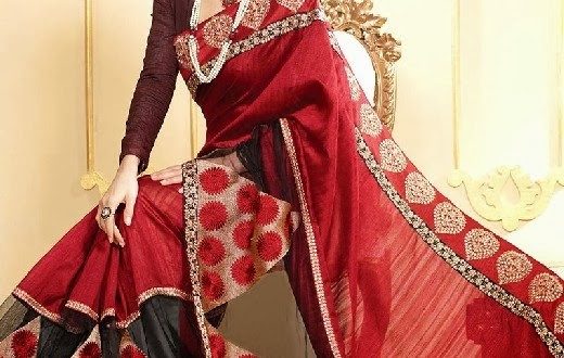 Christmas Saree   Sarees For Christmas Holiday