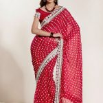 Christmas Saree   Sarees For Christmas Holiday