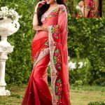 Christmas Saree   Sarees For Christmas Holiday