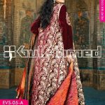 Gul Ahmed Embroidered Silk Velvet Coat Collection