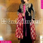 Gul Ahmed Embroidered Silk Velvet Coat Collection