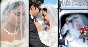 Veena Malik White Wedding Dress