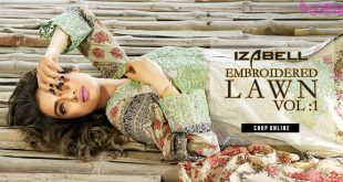 Izabell Embroidered Lawn Vol