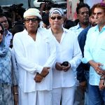 Ranjeet with his wife Nazneen Bedi, Danny Denzongpa and Ali Khan