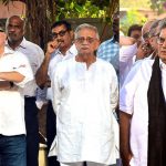 Rishi Kapoor, Gulzar and Subhash Ghai at the funeral