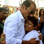 Vinod Khanna's younger son Akshaye Khanna with choreographer Saroj Khan