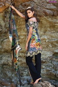 1572-PIRATE-BLACK EMBROIDERED LAWN UNSTITCHED 5,790