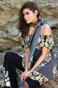 1572-PIRATE-BLACK EMBROIDERED LAWN UNSTITCHED 5,790