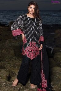 1575-CLASSIC-BLACK EMBROIDERED LAWN UNSTITCHED 5,790