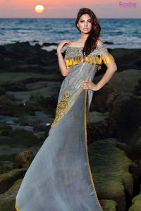 1575-STEEL-GREY EMBROIDERED LAWN UNSTITCHED 5,790