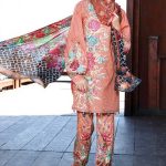 1576-PEACH-ECO EMBROIDERED LAWN UNSTITCHED 5,790