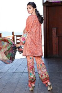 1576-PEACH-ECO EMBROIDERED LAWN UNSTITCHED 5,790