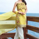 1578-CITRON-YELLOW EMBROIDERED LAWN UNSTITCHED 5,790