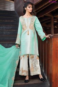 1581-SEA-FOAM EMBROIDERED LAWN UNSTITCHED 5,790