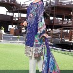 1583-DAZZLING-BLUE EMBROIDERED LAWN UNSTITCHED 5,790