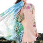 1584-PEACH-QUARTZ EMBROIDERED LAWN UNSTITCHED 5,790