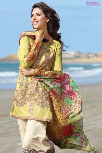 1585-SUNSHINE EMBROIDERED LAWN UNSTITCHED 5,790