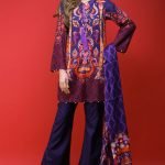 3PC Lawn Print with Net Dopatta PKR 2,495