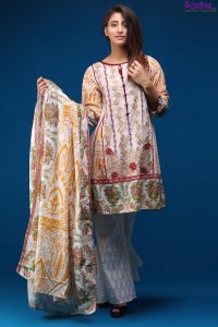 3PC Lawn Embroidery PKR 2,895