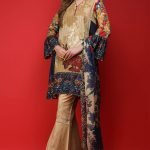 3PC Embroidered Lawn with Chiffon Dupatta PKR 3,495