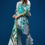 3PC Lawn Print with Net Dopatta PKR 2,495