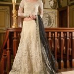 Unstitched MBROIDERED - Cream & Black (BD-1201)