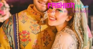 Fiza Khawar on her mehendi with her husband