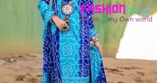 Gul Ahmed Summer Collection 2021 - Chunri Collection , Royal Blue and ferozi Color