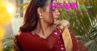 Iqra Aziz Khuda Aur Mohabbat Season 3 ep 2 Maroon and Red Ghotta Outfit